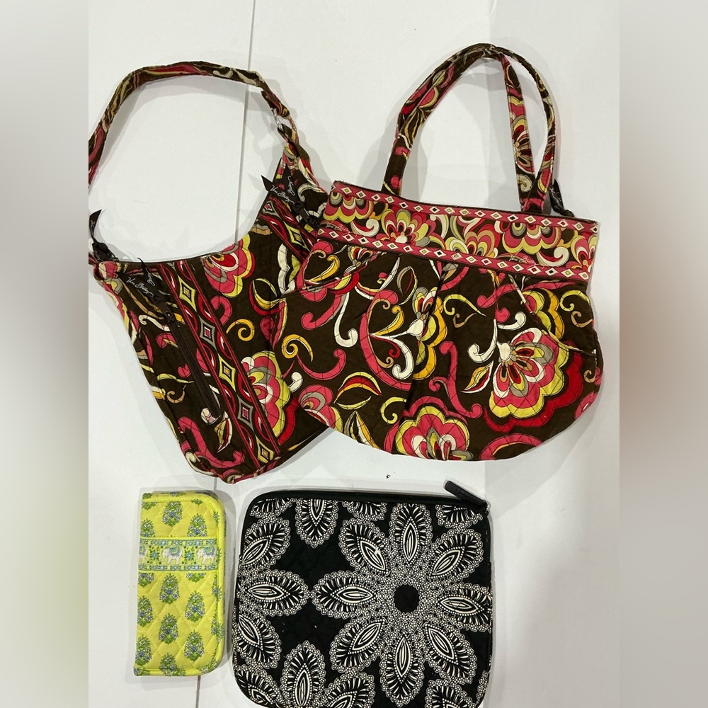 Vera Bradley Multicolor Floral and Geometric Bags lot